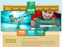 Tablet Screenshot of hubsports.org